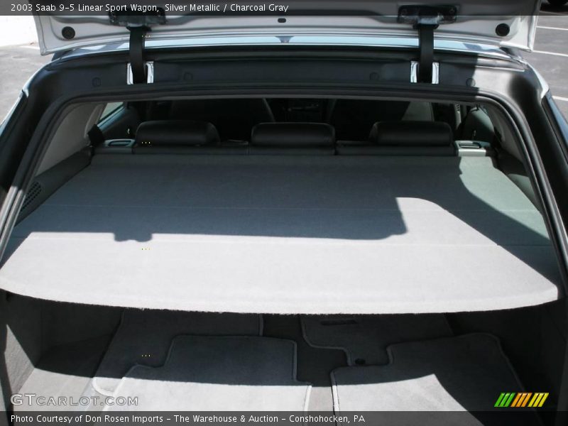 Silver Metallic / Charcoal Gray 2003 Saab 9-5 Linear Sport Wagon