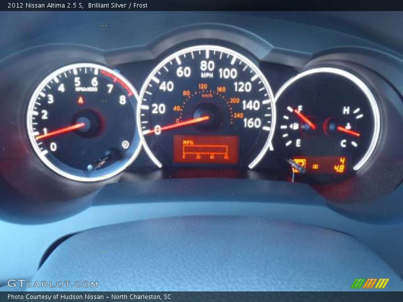 Brilliant Silver / Frost 2012 Nissan Altima 2.5 S