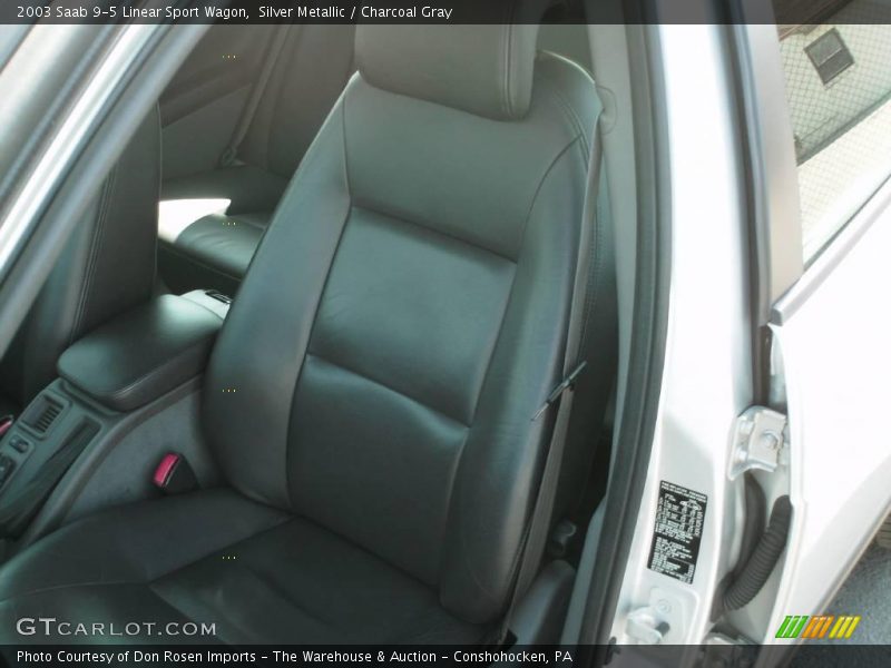 Silver Metallic / Charcoal Gray 2003 Saab 9-5 Linear Sport Wagon