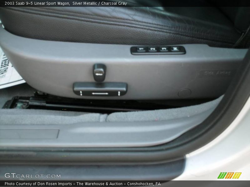 Silver Metallic / Charcoal Gray 2003 Saab 9-5 Linear Sport Wagon