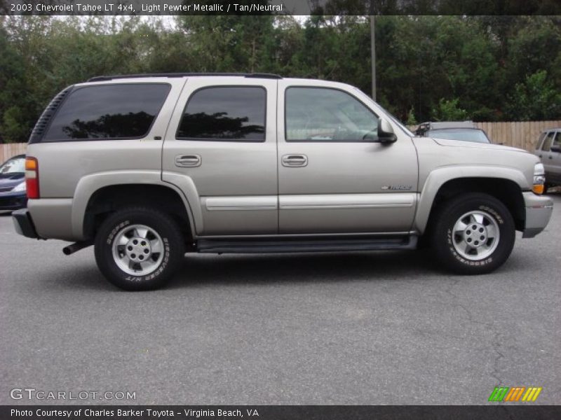 Light Pewter Metallic / Tan/Neutral 2003 Chevrolet Tahoe LT 4x4