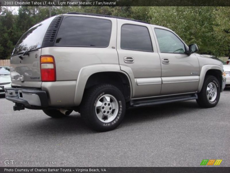 Light Pewter Metallic / Tan/Neutral 2003 Chevrolet Tahoe LT 4x4
