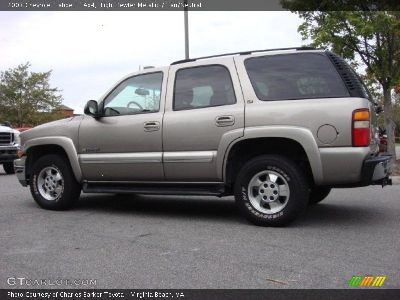 Light Pewter Metallic / Tan/Neutral 2003 Chevrolet Tahoe LT 4x4