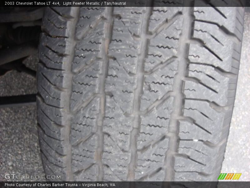 Light Pewter Metallic / Tan/Neutral 2003 Chevrolet Tahoe LT 4x4