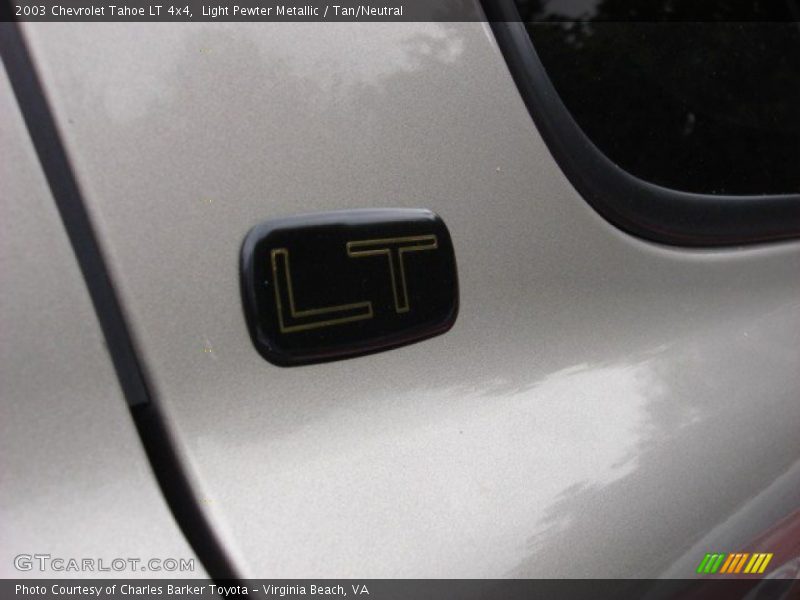 Light Pewter Metallic / Tan/Neutral 2003 Chevrolet Tahoe LT 4x4