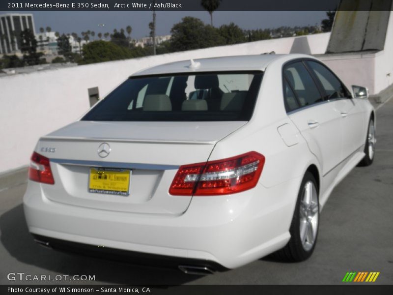 Arctic White / Ash/Black 2011 Mercedes-Benz E 350 Sedan