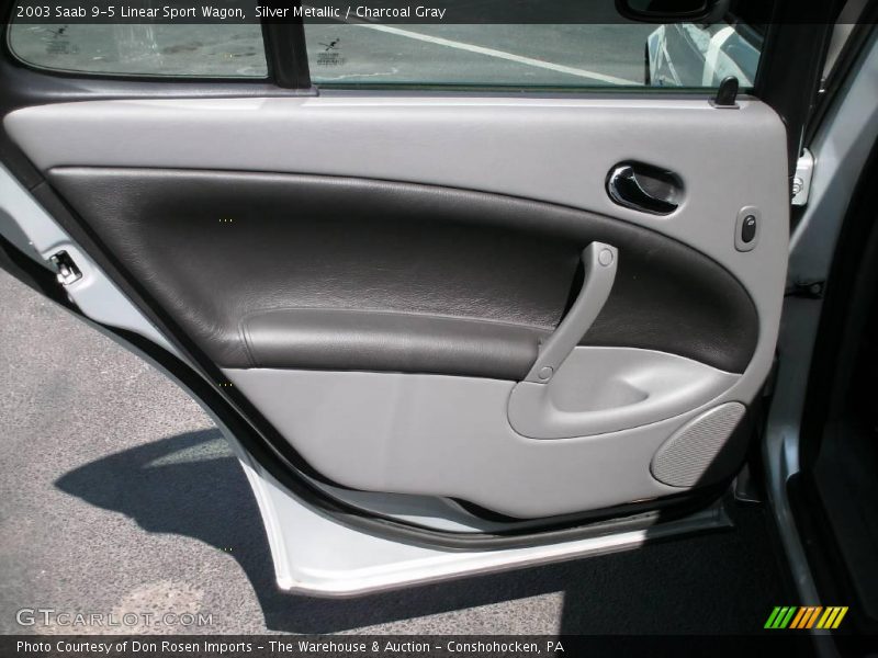 Silver Metallic / Charcoal Gray 2003 Saab 9-5 Linear Sport Wagon