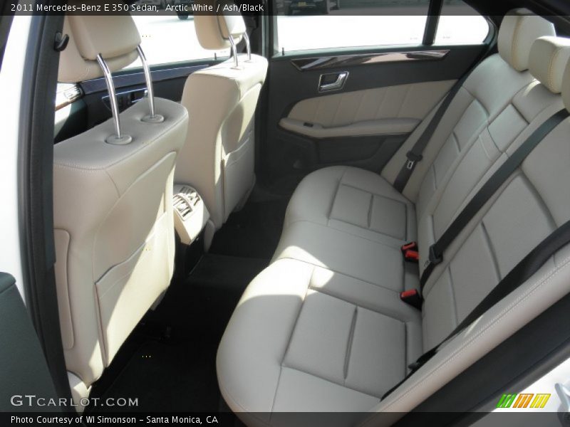 Arctic White / Ash/Black 2011 Mercedes-Benz E 350 Sedan