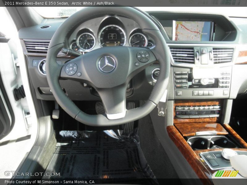 Arctic White / Ash/Black 2011 Mercedes-Benz E 350 Sedan