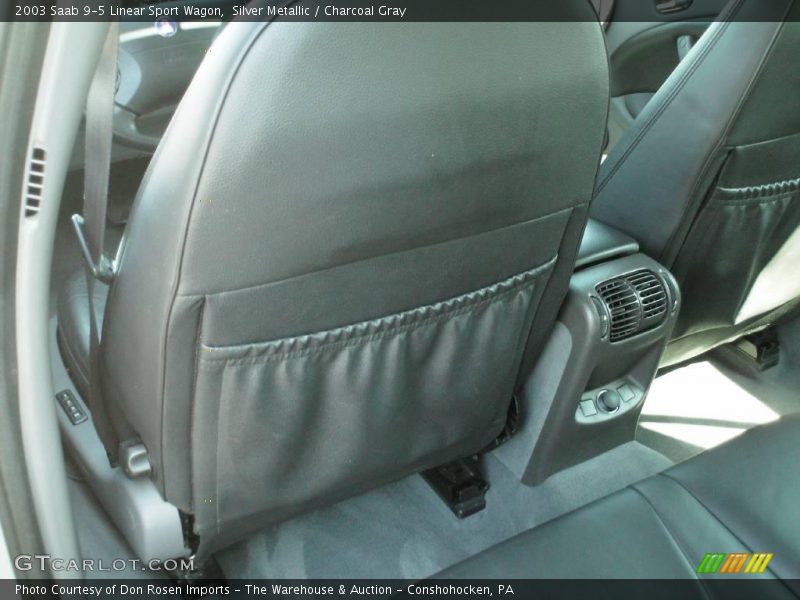Silver Metallic / Charcoal Gray 2003 Saab 9-5 Linear Sport Wagon