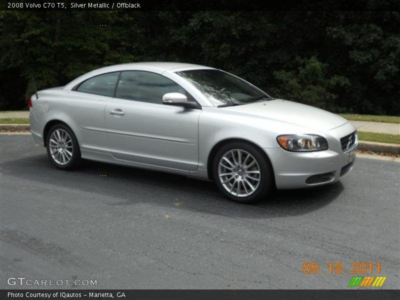 Silver Metallic / Offblack 2008 Volvo C70 T5