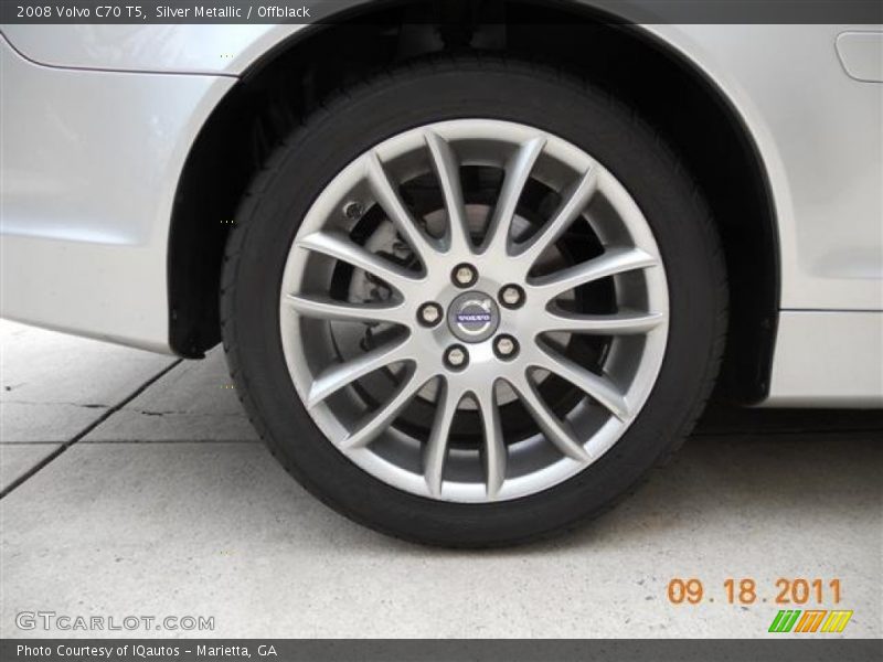 Silver Metallic / Offblack 2008 Volvo C70 T5