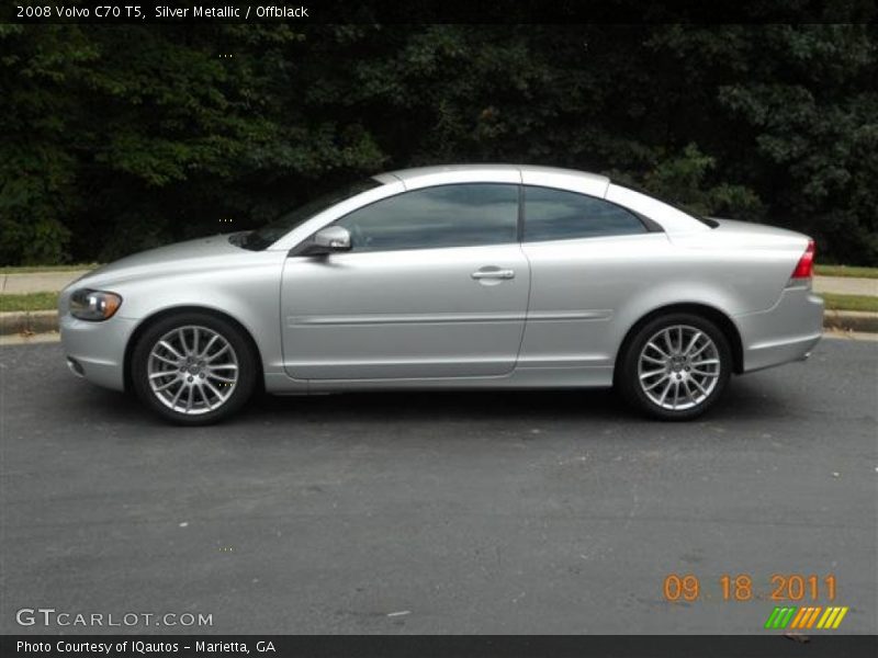 Silver Metallic / Offblack 2008 Volvo C70 T5