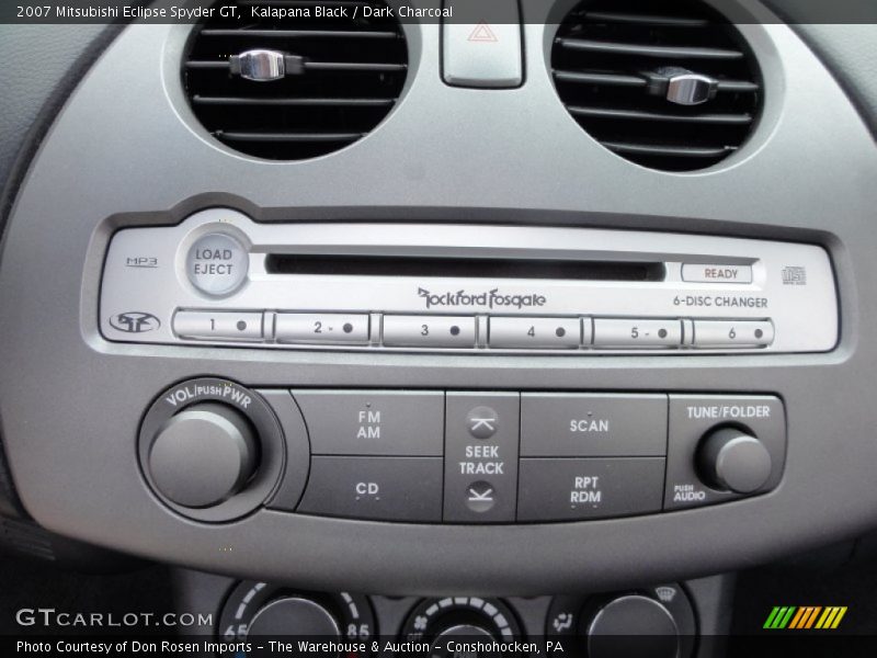 Kalapana Black / Dark Charcoal 2007 Mitsubishi Eclipse Spyder GT