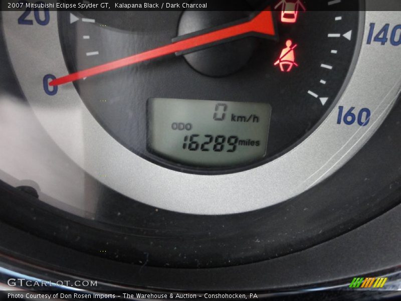 Kalapana Black / Dark Charcoal 2007 Mitsubishi Eclipse Spyder GT