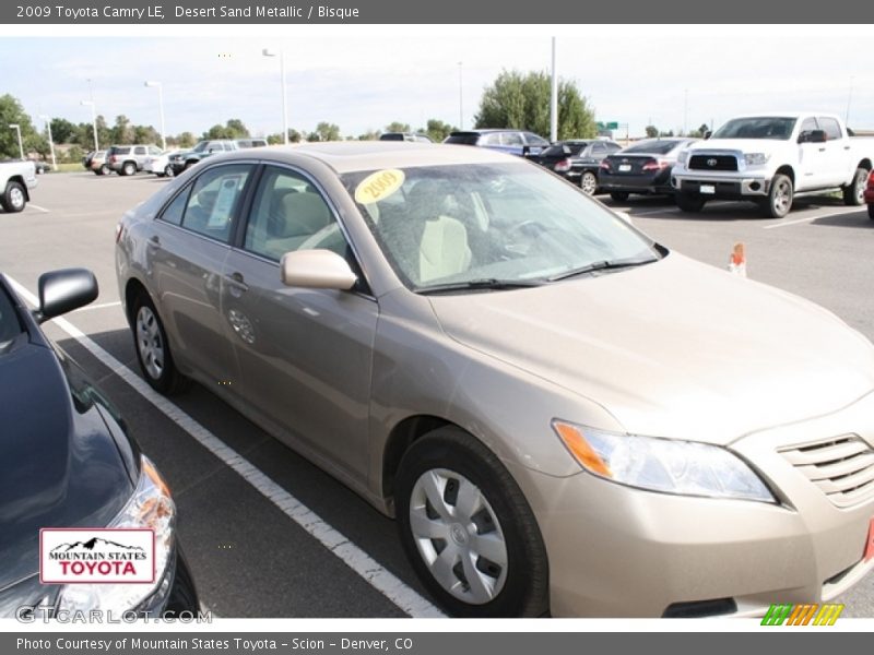 Desert Sand Metallic / Bisque 2009 Toyota Camry LE