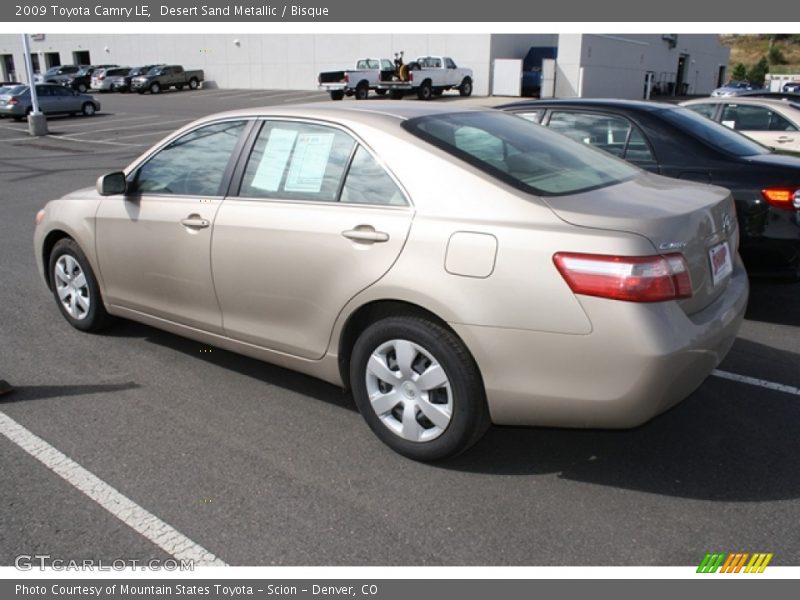 Desert Sand Metallic / Bisque 2009 Toyota Camry LE