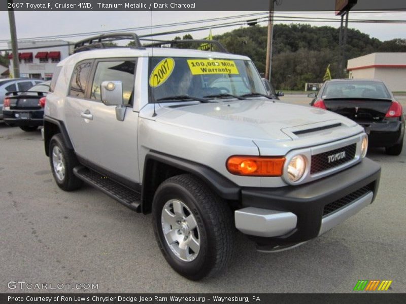 Titanium Metallic / Dark Charcoal 2007 Toyota FJ Cruiser 4WD