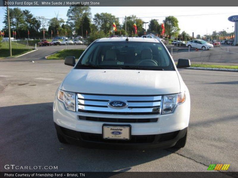 White Suede / Medium Light Stone 2009 Ford Edge SE