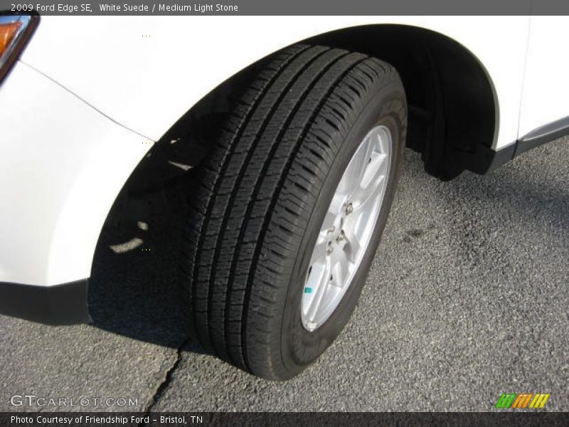 White Suede / Medium Light Stone 2009 Ford Edge SE
