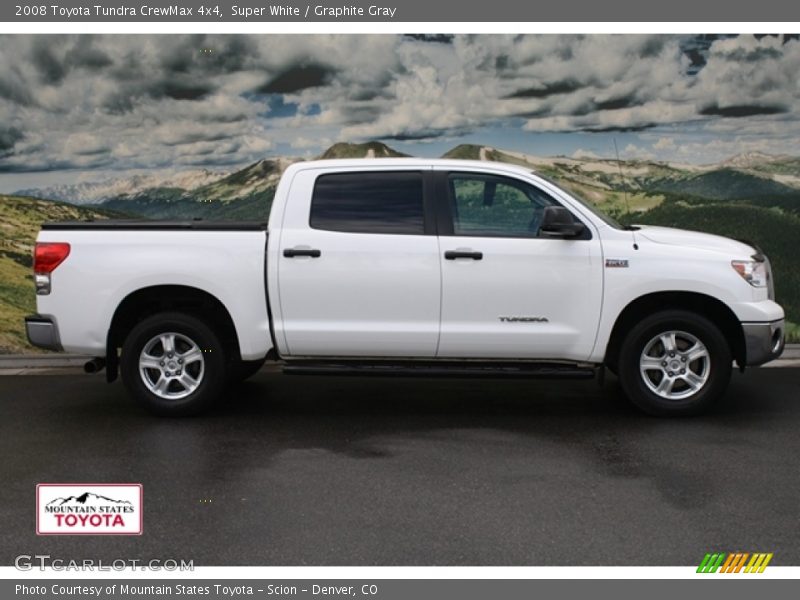 Super White / Graphite Gray 2008 Toyota Tundra CrewMax 4x4