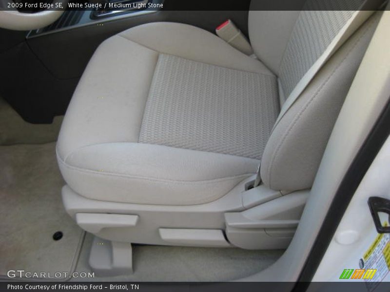 White Suede / Medium Light Stone 2009 Ford Edge SE
