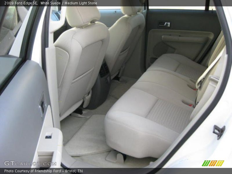 White Suede / Medium Light Stone 2009 Ford Edge SE