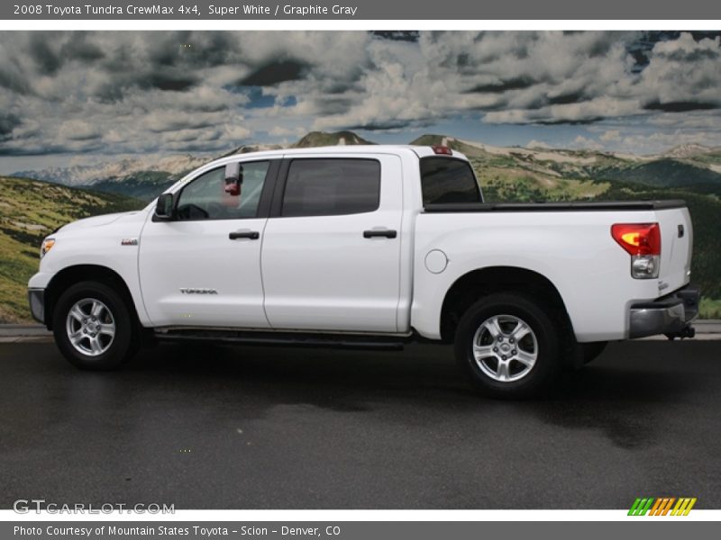 Super White / Graphite Gray 2008 Toyota Tundra CrewMax 4x4
