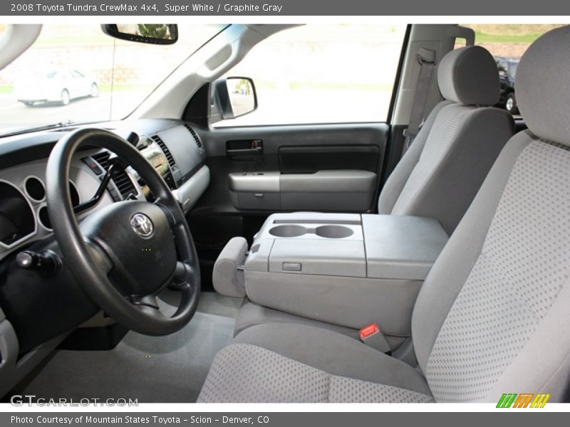 Super White / Graphite Gray 2008 Toyota Tundra CrewMax 4x4