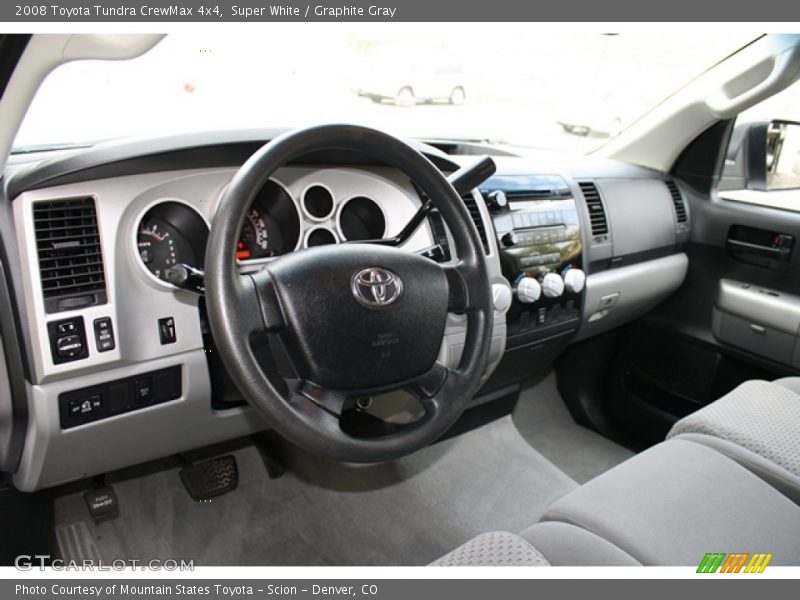 Super White / Graphite Gray 2008 Toyota Tundra CrewMax 4x4