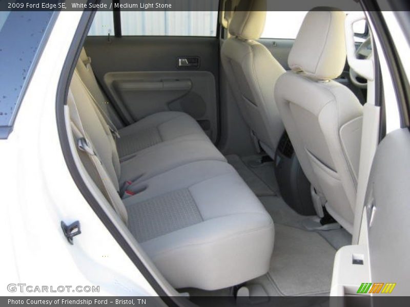 White Suede / Medium Light Stone 2009 Ford Edge SE