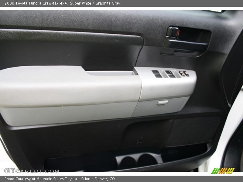 Super White / Graphite Gray 2008 Toyota Tundra CrewMax 4x4