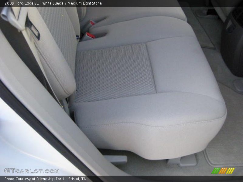 White Suede / Medium Light Stone 2009 Ford Edge SE