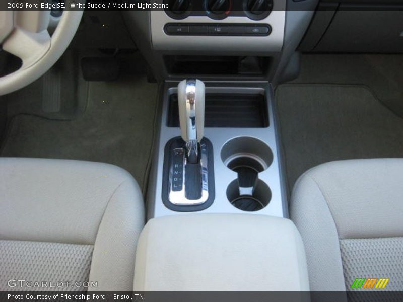 White Suede / Medium Light Stone 2009 Ford Edge SE