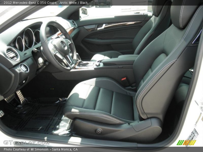  2012 C 350 Coupe Black Interior
