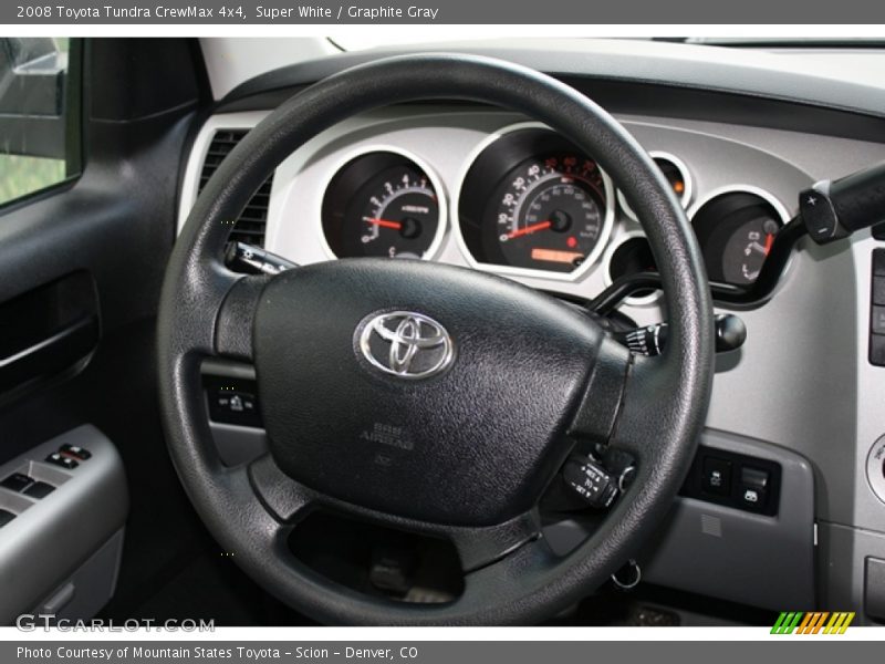 Super White / Graphite Gray 2008 Toyota Tundra CrewMax 4x4