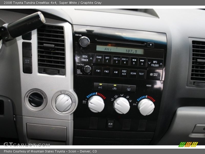Super White / Graphite Gray 2008 Toyota Tundra CrewMax 4x4