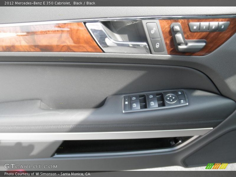 Black / Black 2012 Mercedes-Benz E 350 Cabriolet