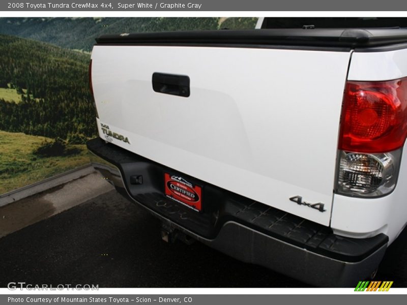 Super White / Graphite Gray 2008 Toyota Tundra CrewMax 4x4