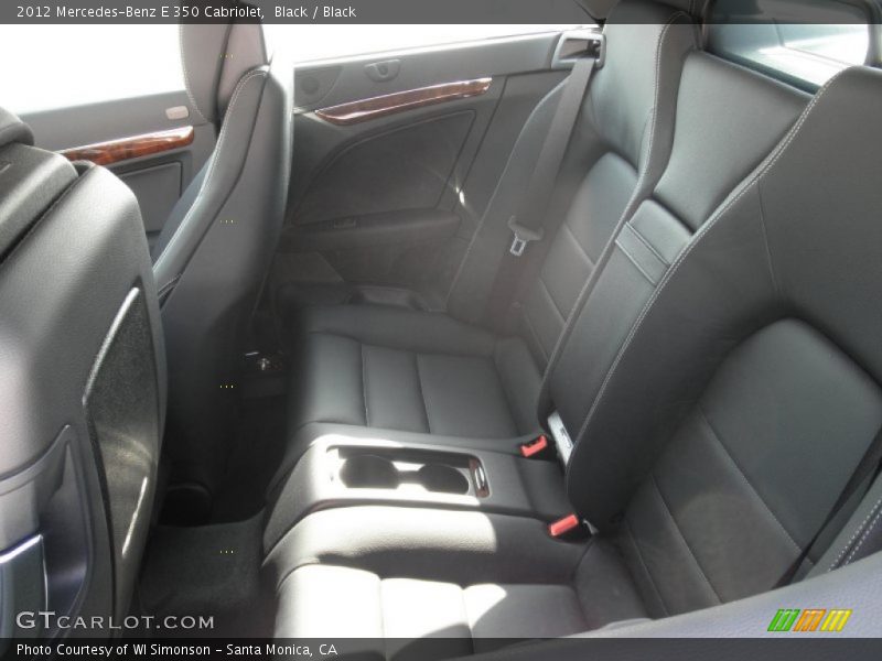  2012 E 350 Cabriolet Black Interior