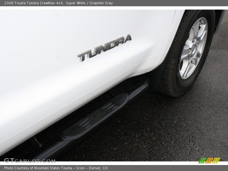 Super White / Graphite Gray 2008 Toyota Tundra CrewMax 4x4