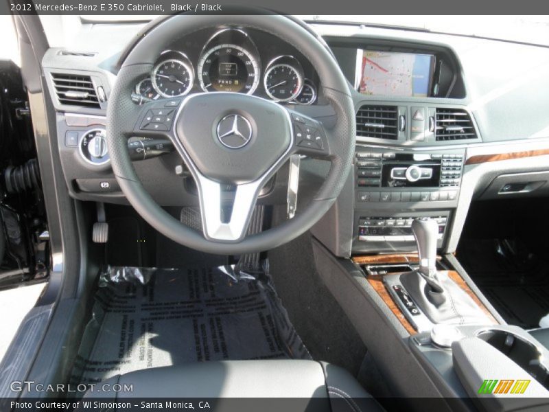 Dashboard of 2012 E 350 Cabriolet