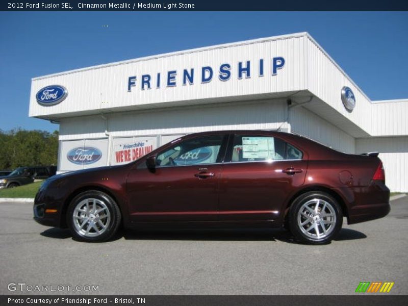 Cinnamon Metallic / Medium Light Stone 2012 Ford Fusion SEL