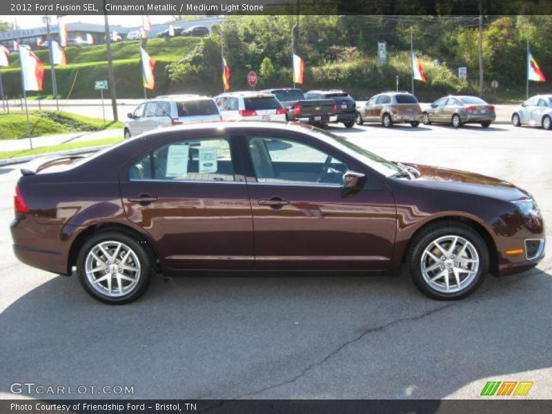 Cinnamon Metallic / Medium Light Stone 2012 Ford Fusion SEL