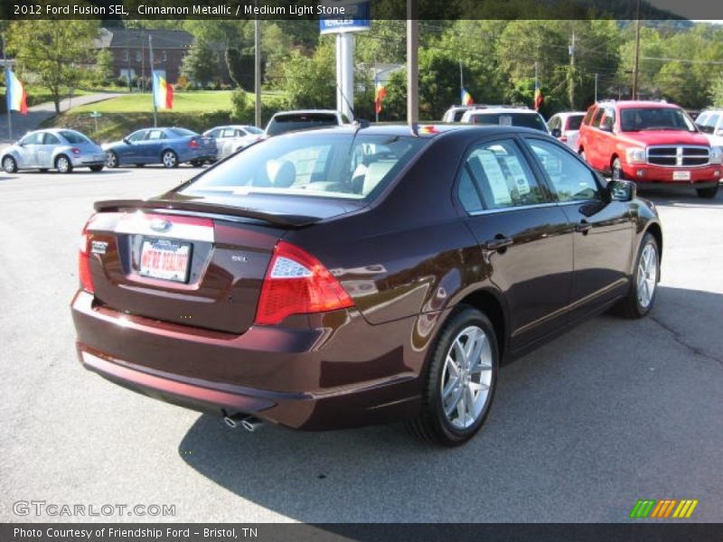 Cinnamon Metallic / Medium Light Stone 2012 Ford Fusion SEL