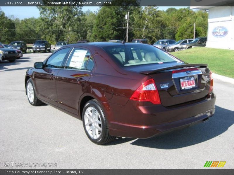 Cinnamon Metallic / Medium Light Stone 2012 Ford Fusion SEL