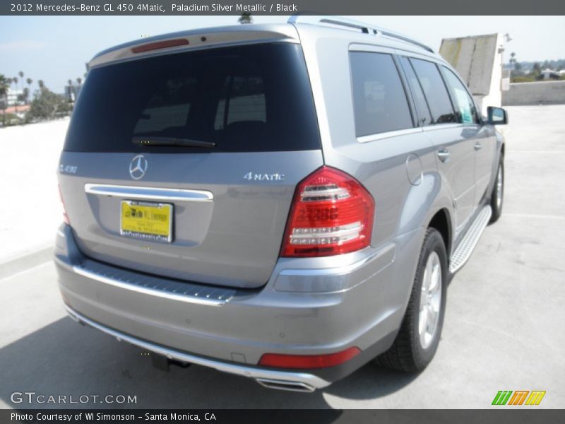 Paladium Silver Metallic / Black 2012 Mercedes-Benz GL 450 4Matic