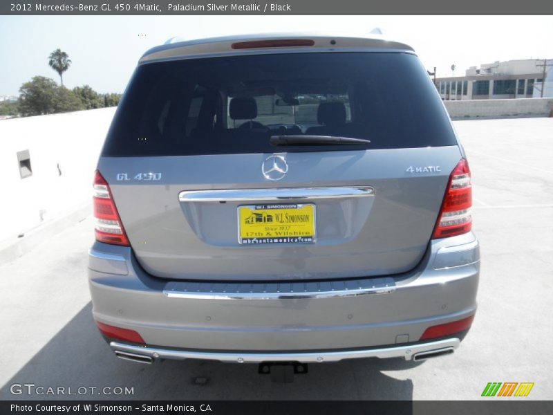 Paladium Silver Metallic / Black 2012 Mercedes-Benz GL 450 4Matic