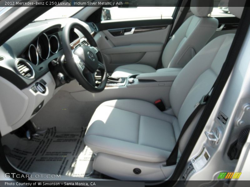  2012 C 250 Luxury Ash Interior