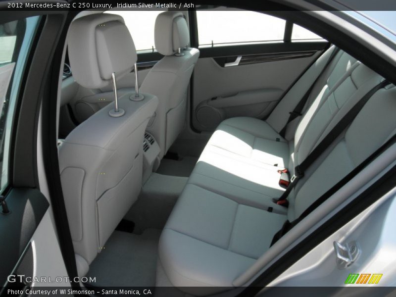  2012 C 250 Luxury Ash Interior